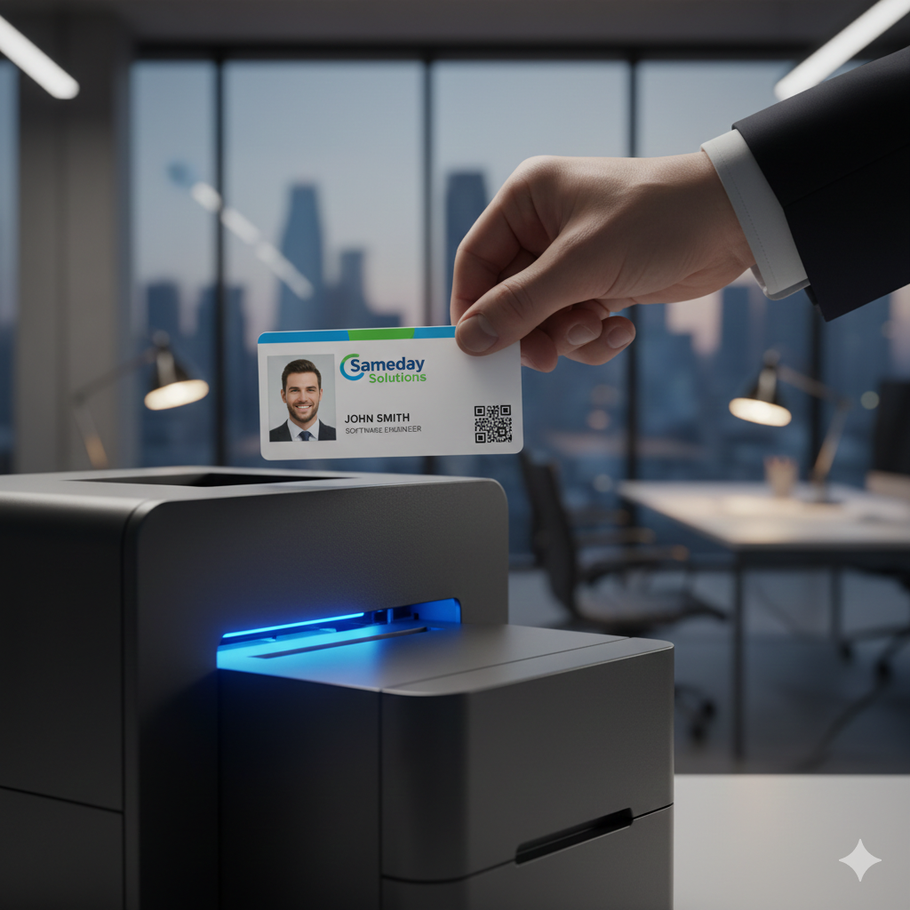 Same Day ID Card Printing | Instant, Professional PVC Badges