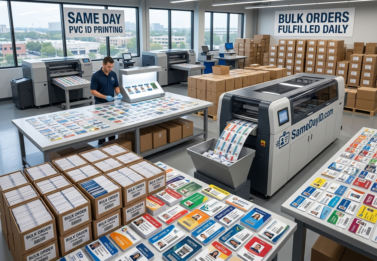 Same Day Conference Badge Printing: Bulk PVC IDs Without the Wait | SameDay.com