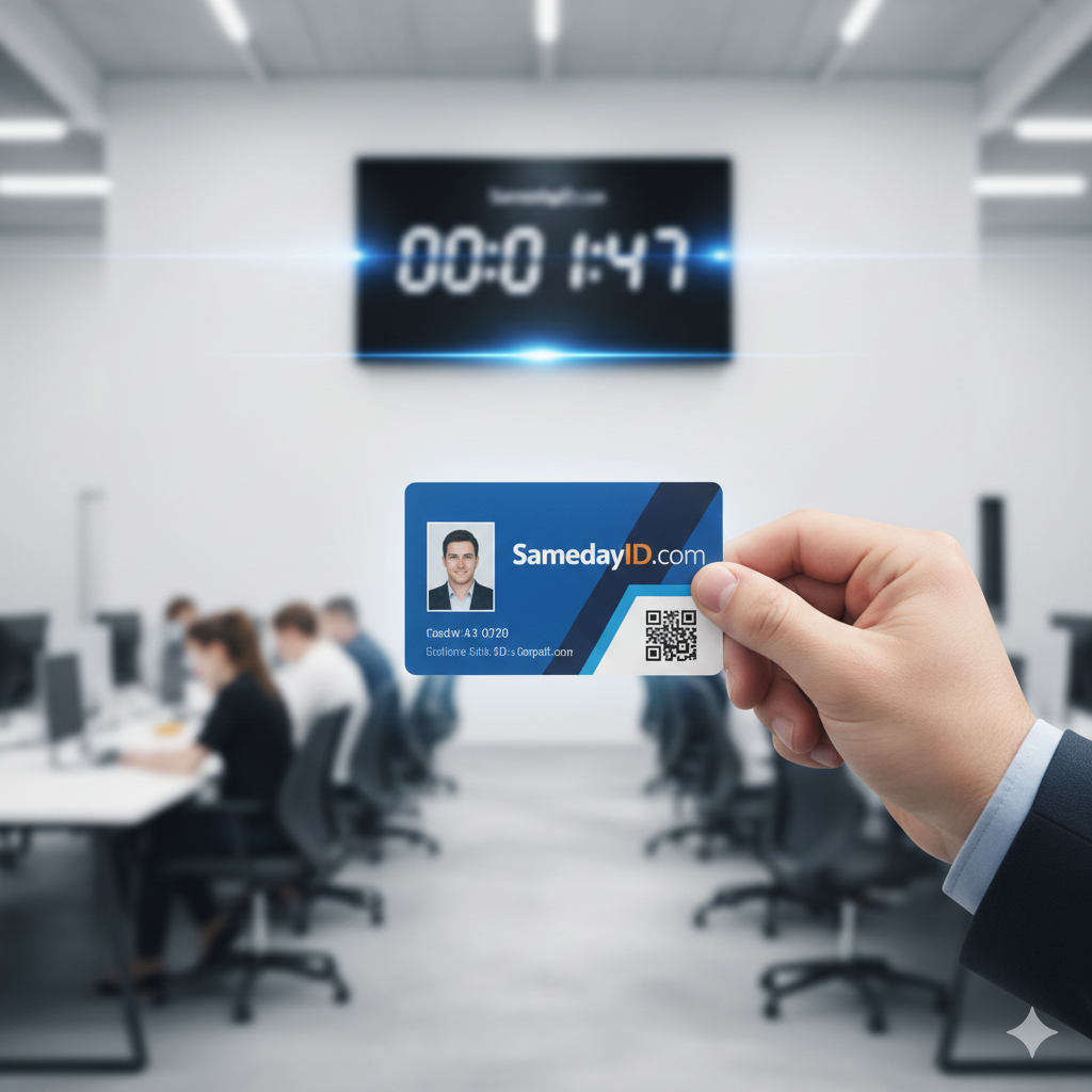 ID Printing Same Day | Get Your Professional ID Today | SamedayID.com