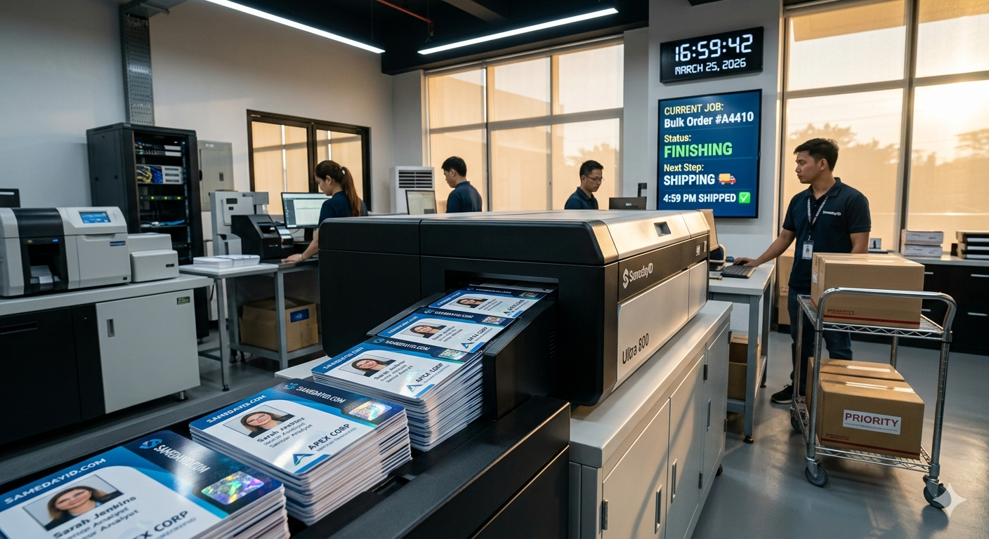 The Deadline-Defier’s Guide to Same Day ID Card Printing &amp; Bulk PVC Orders