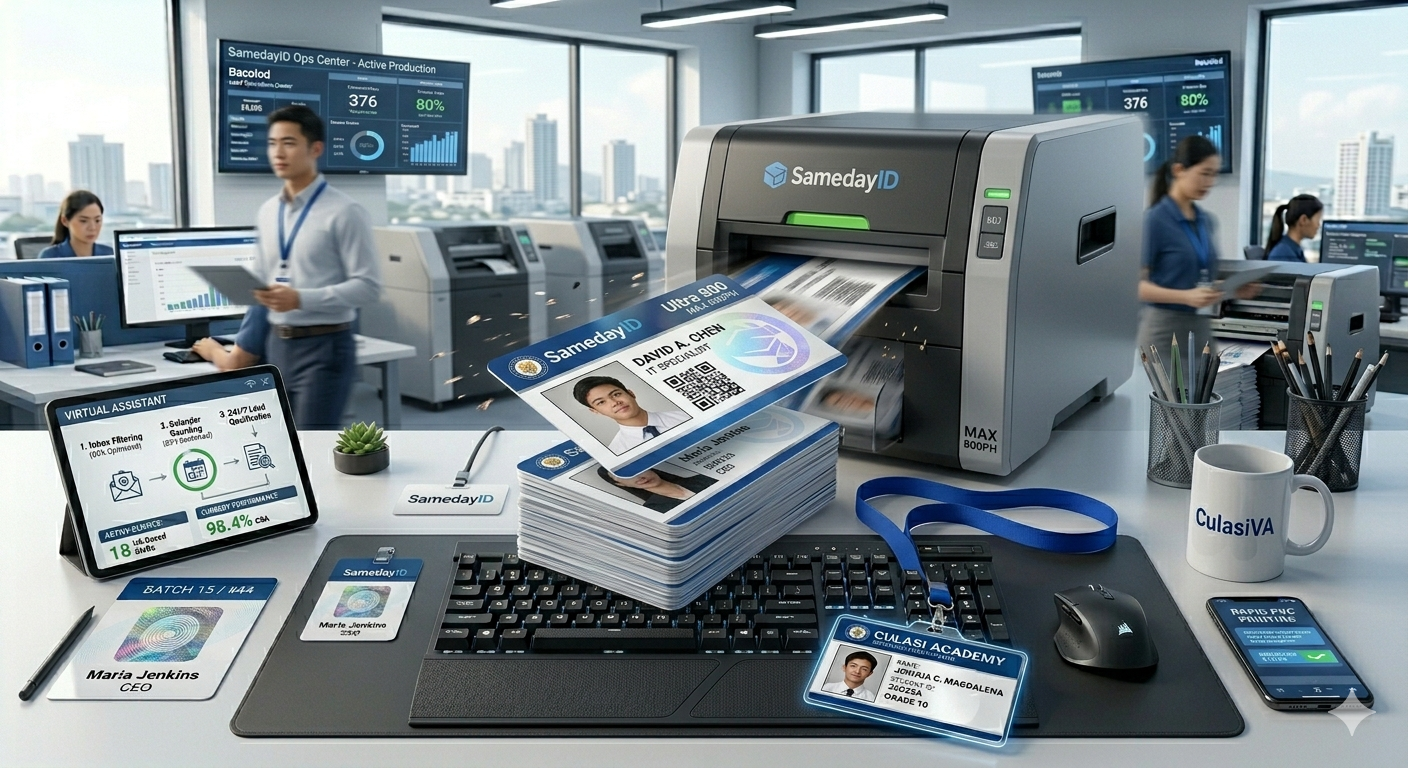Same Day ID Card Printing | Bulk PVC ID Badges Delivered Fast